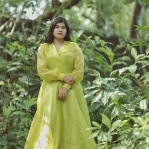 Satin and Silk Organza